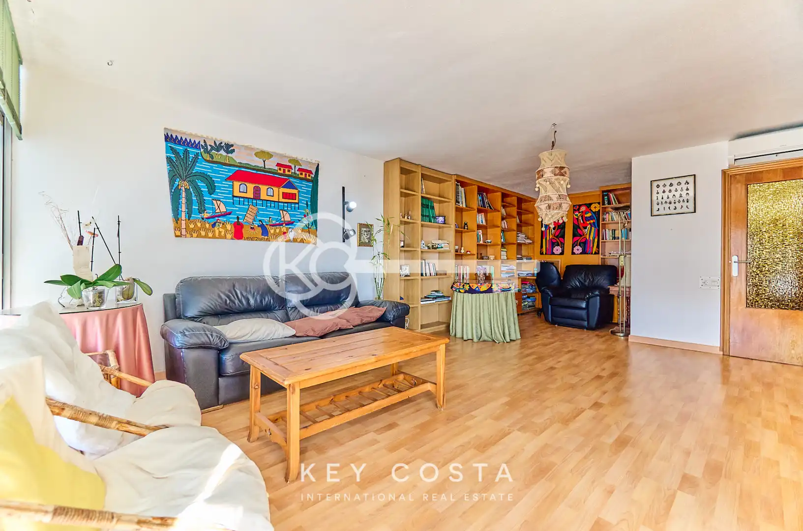 Living room of Flat for sale in Alicante / Alacant  with Air Conditioner, Terrace and Furnished