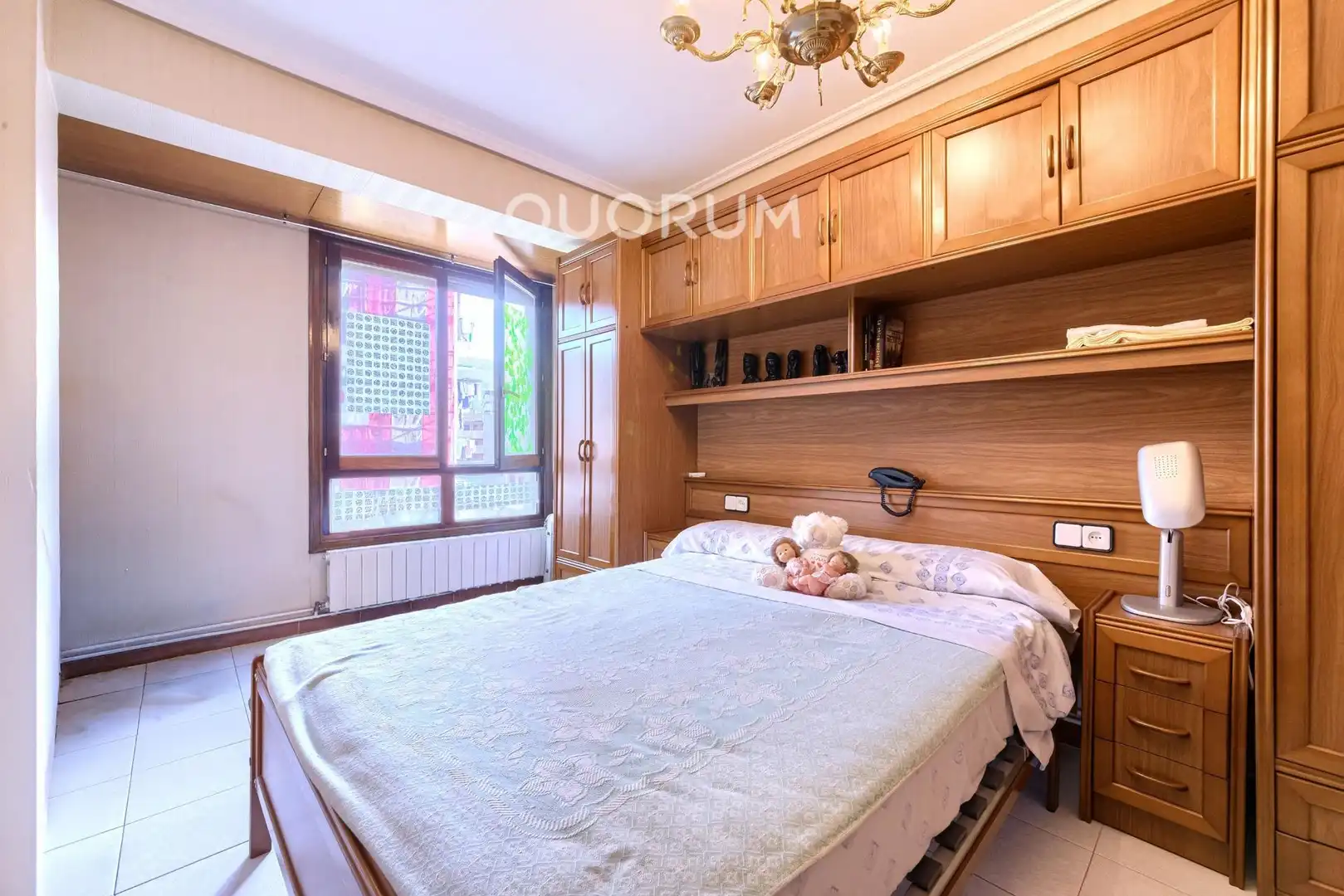 Schlafzimmer von Wohnung zum Verkauf in Basauri  mit Heizung und Balkon