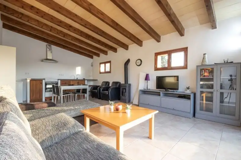 Living room of Country homes for sale in Manacor  with Private garden, Terrace and Swimming Pool