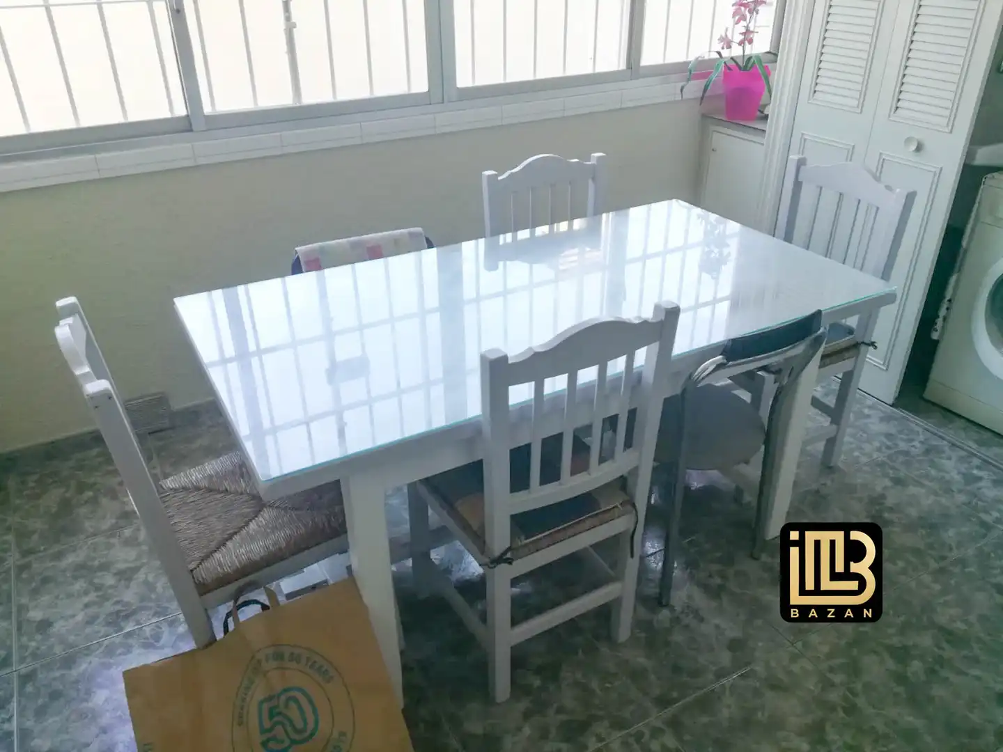 Dining room of Flat for share in Málaga  with Air Conditioner, Furnished and Oven