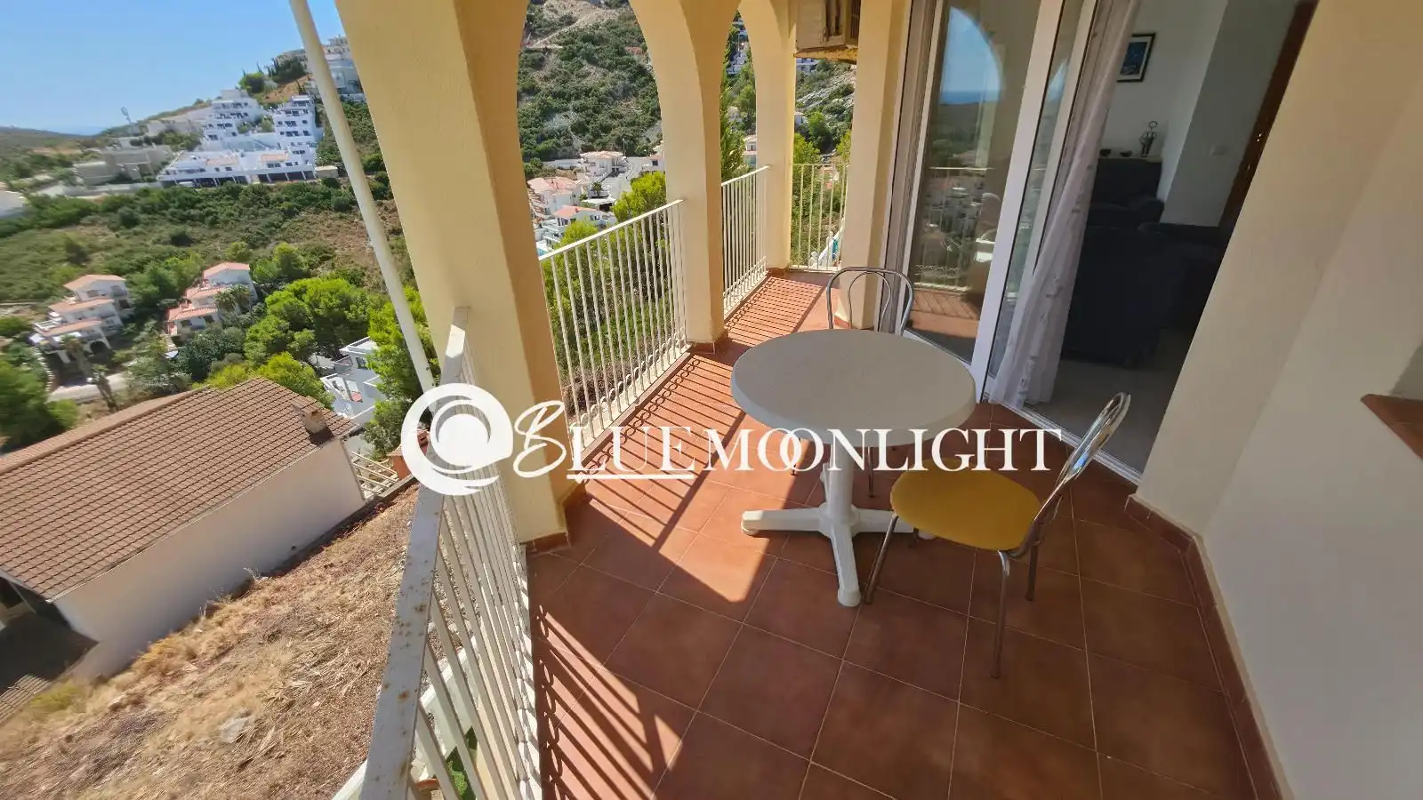 Terraza de Dúplex en venta en Peñíscola / Peníscola con Aire acondicionado, Calefacción y Jardín privado