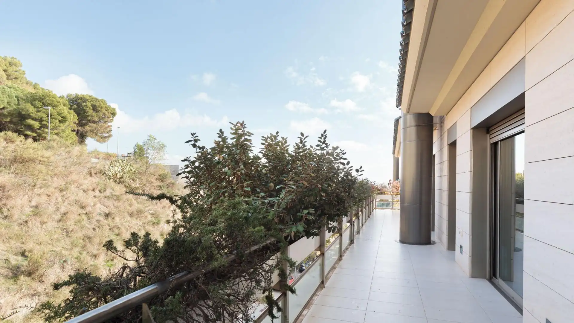 Terrace of Flat for rent in Barcelona  with Private garden, Parquet flooring and Terrace
