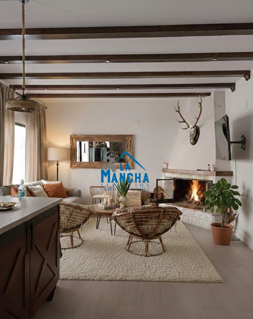 Living room of House or chalet for sale in  Albacete Capital  with Terrace, Swimming Pool and Furnished