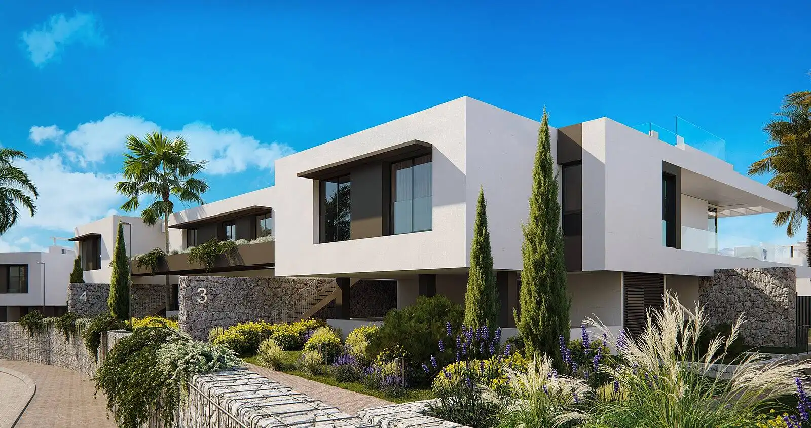 Exterior view of Apartments for sale in Marbella  with Air Conditioner, Terrace and Storage room