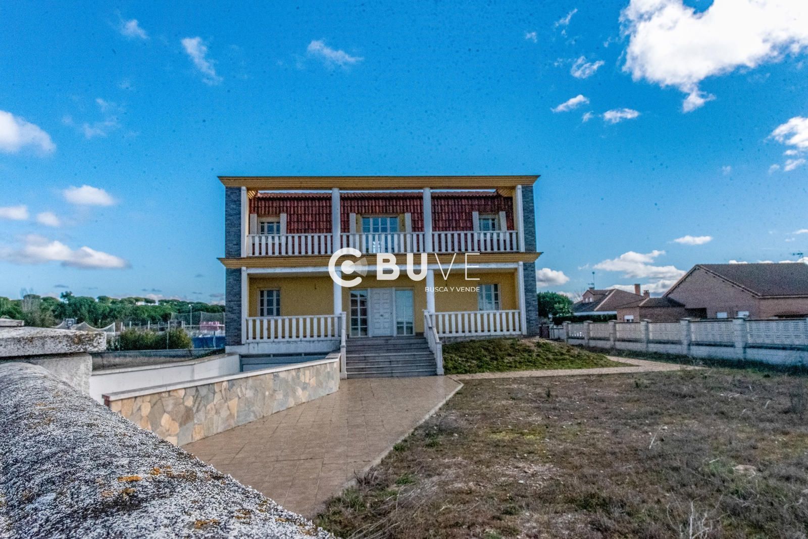 Vista exterior de Casa o chalet en venta en Villanueva de Duero con Calefacción, Jardín privado y Terraza