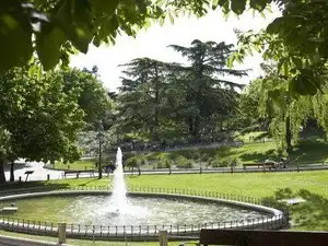Garden of Apartments for rent in Madrid  with Air Conditioner, Heating and Private garden