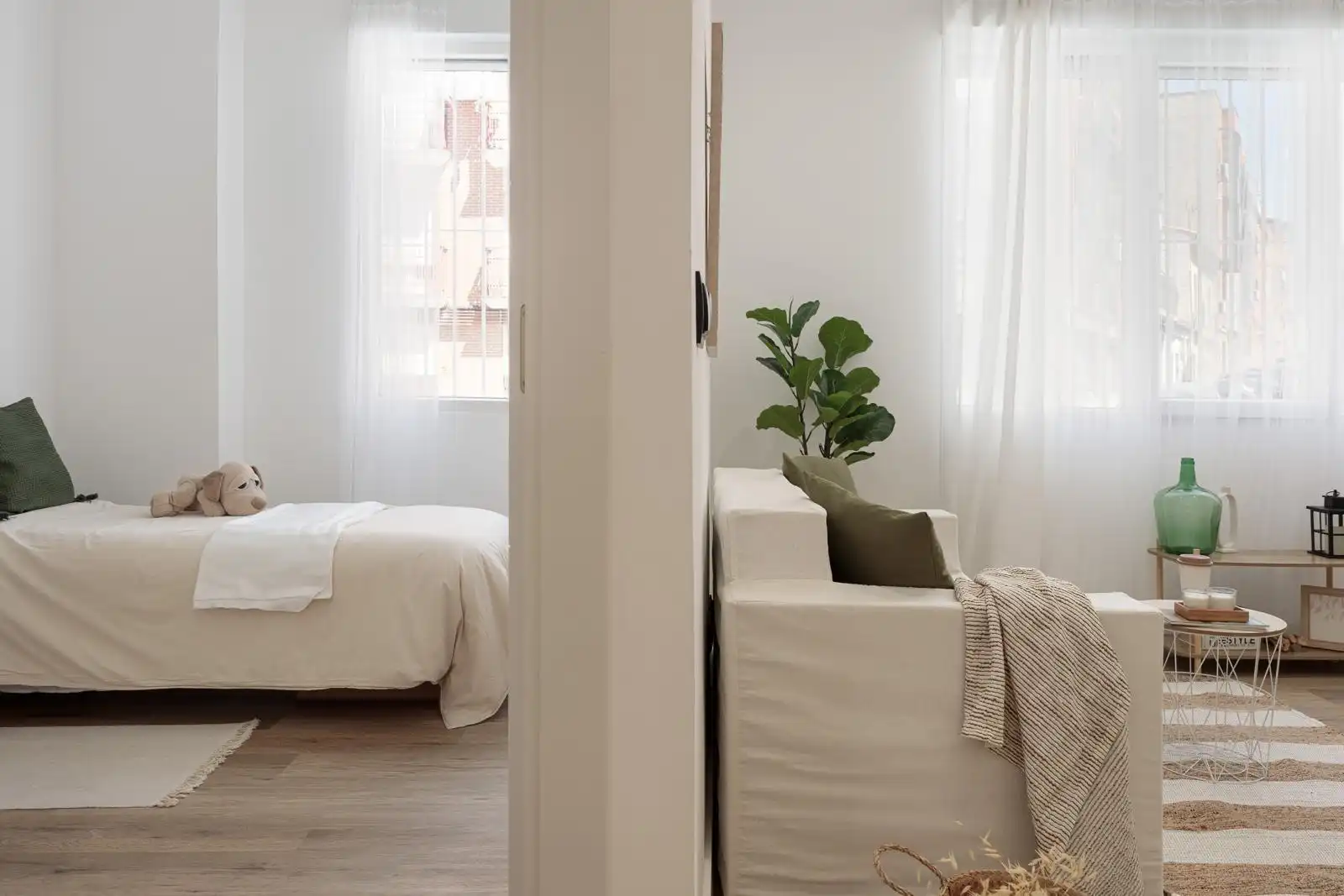 Bedroom of Flat for sale in Madrid  with Heating and Furnished