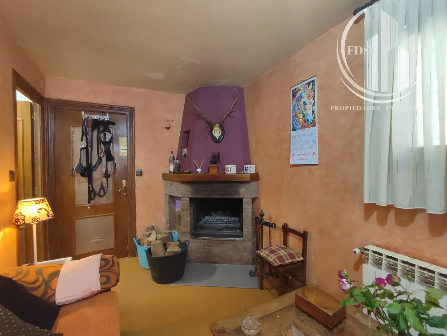 Sala de estar de Casa adosada en venta en Ojacastro con Terraza, Trastero y Amueblado