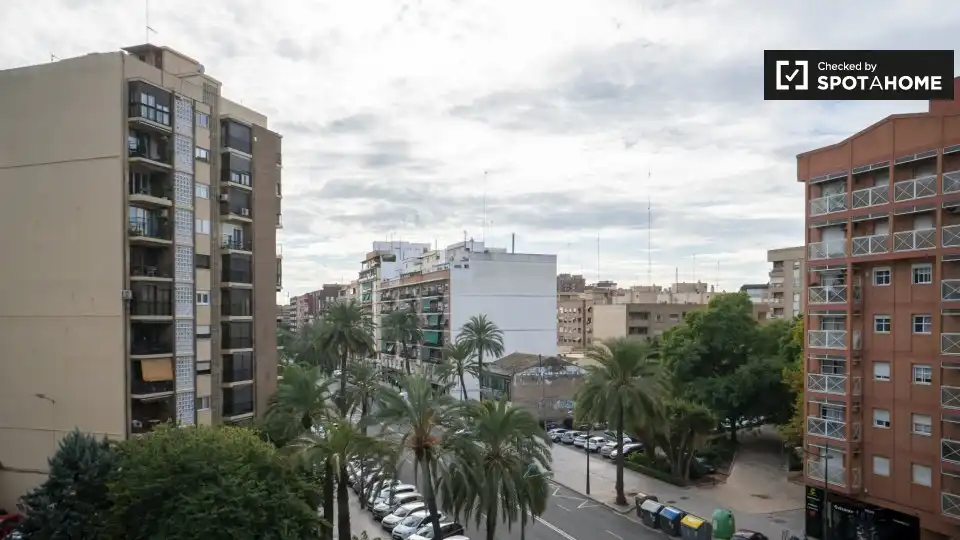 Vista exterior de Pis de lloguer en Valencia amb Aire condicionat, Calefacció i Moblat