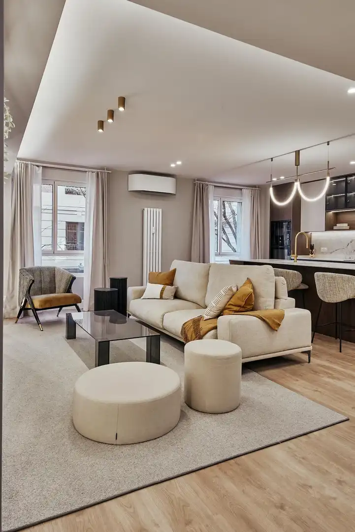 Sala de estar de Piso en venta en Madrid con Aire acondicionado, Calefacción y Domótica