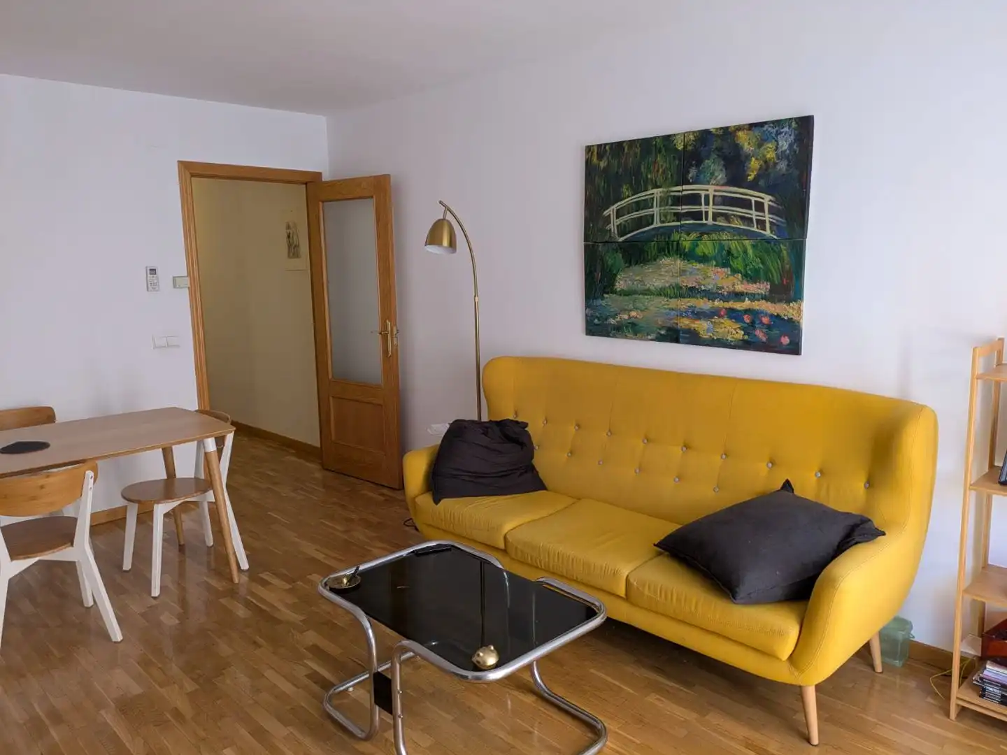 Wohnzimmer von Wohnung zum Verkauf in  Madrid Capital mit Klimaanlage und Balkon