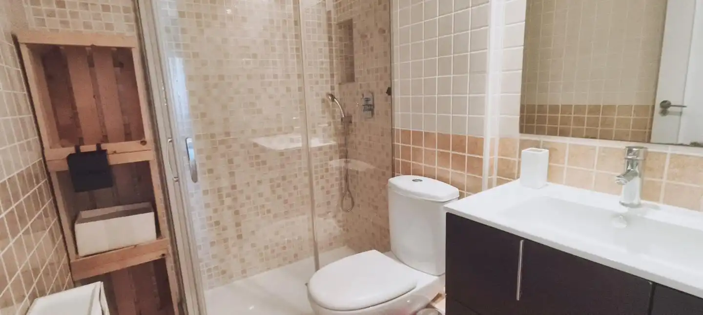 Bathroom of Apartments for rent in Vera  with Air Conditioner, Terrace and Furnished