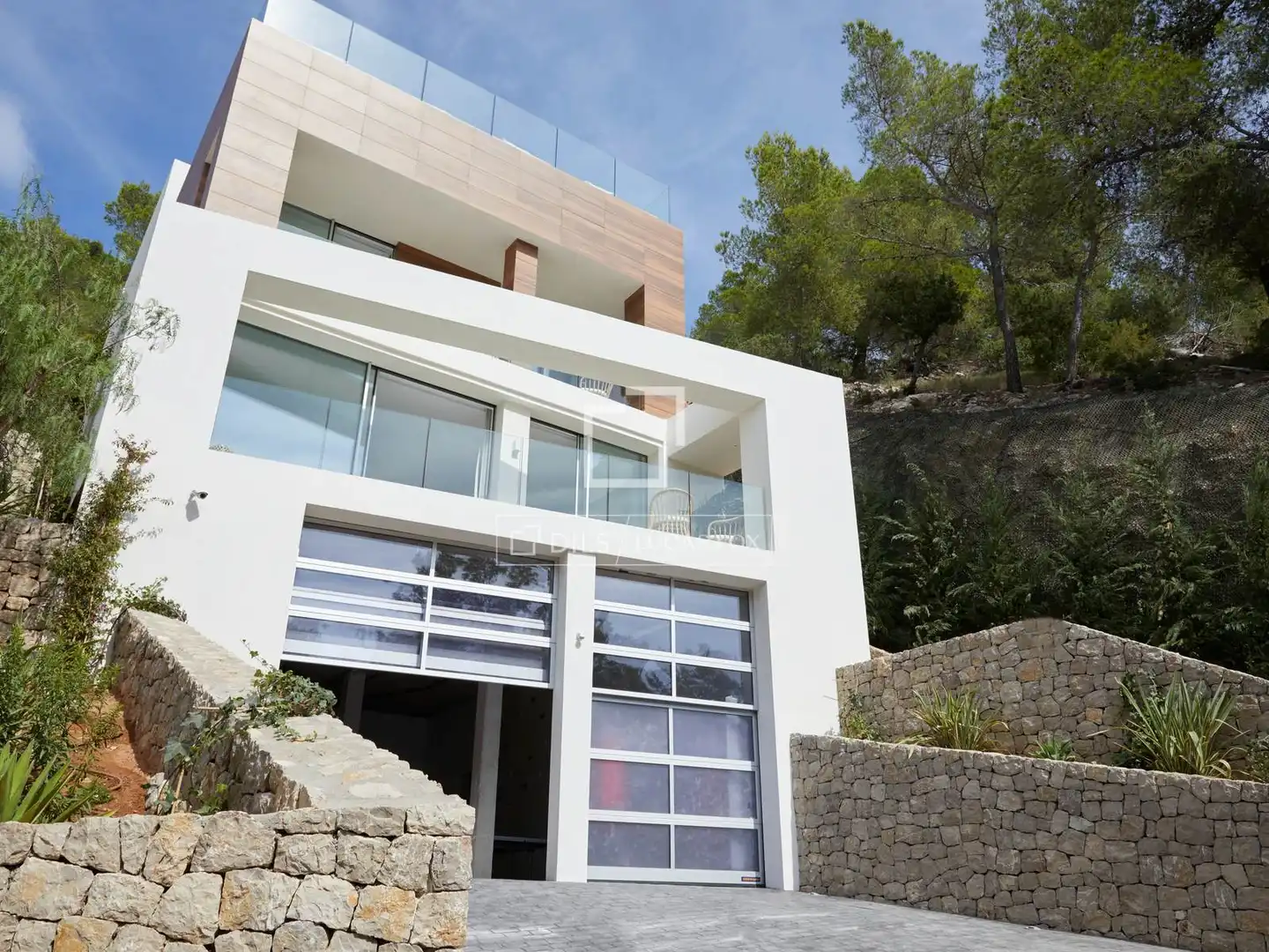 Exterior view of Houses for sale in Santa Eulària des Riu  with Air Conditioner, Heating and Private garden