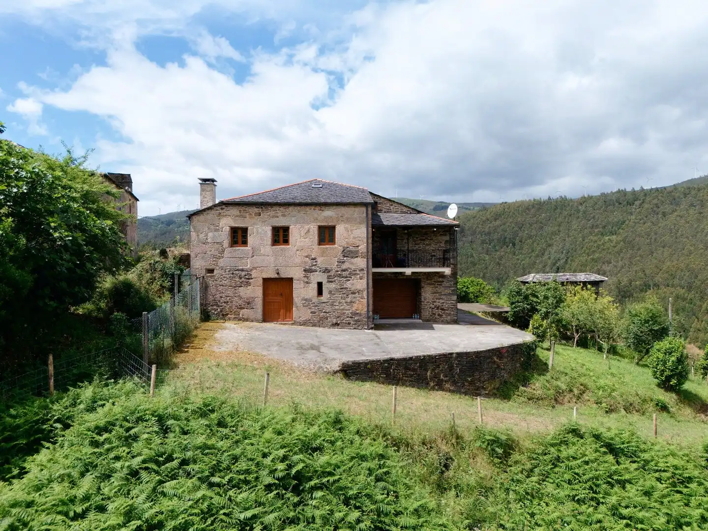 Vista exterior de Casa o chalet en venta en Ourol, Lugo