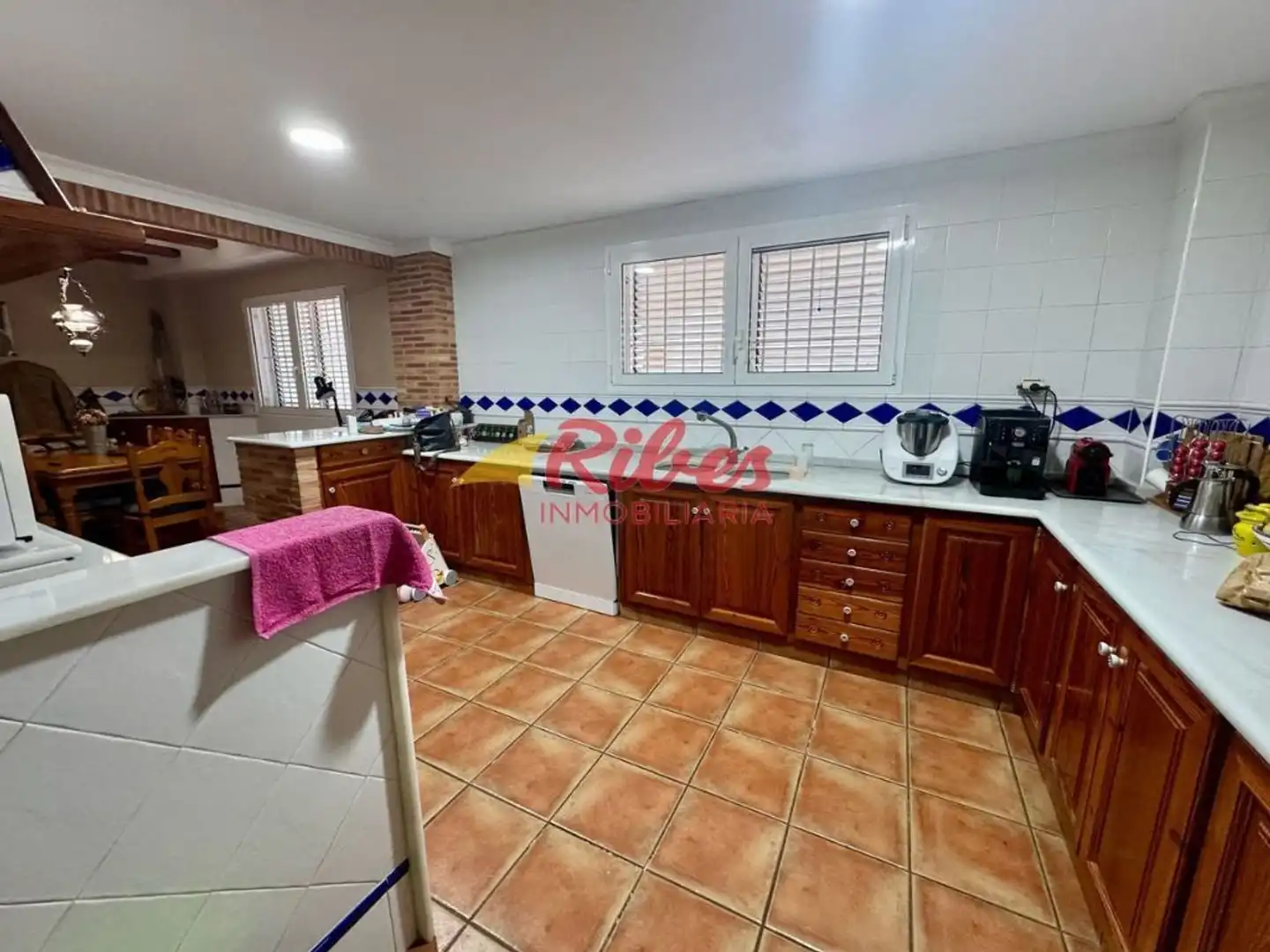 Cuina de Casa o xalet en venda en Cullera amb Aire condicionat, Jardí privat i Terrassa