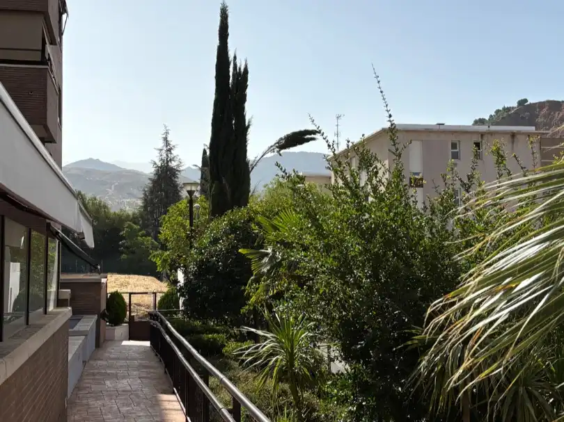 Exterior view of Flat for sale in  Granada Capital  with Air Conditioner, Terrace and Swimming Pool