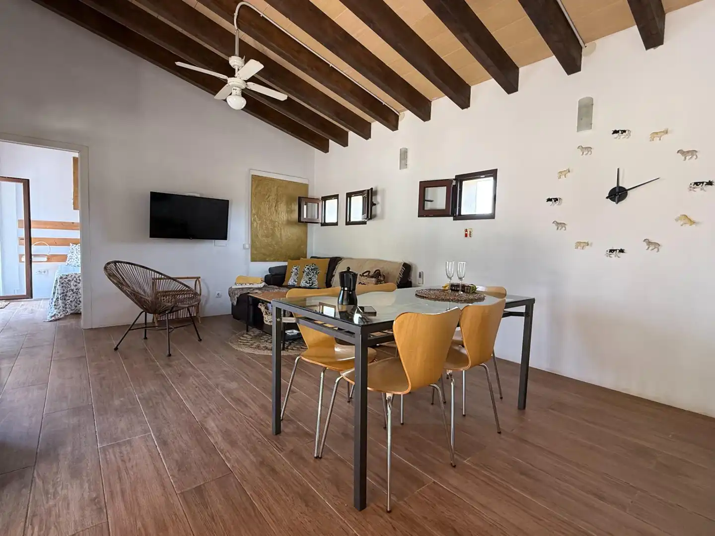 Living room of Country homes for sale in Campanet  with Heating, Private garden and Swimming Pool