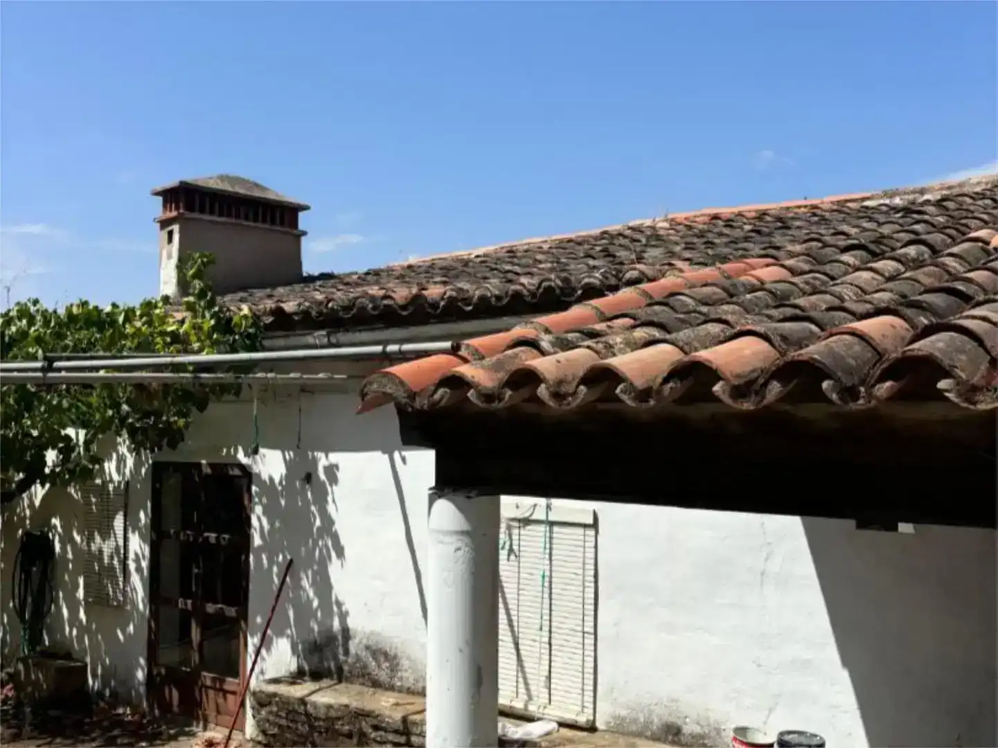 Vista exterior de Finca rústica en venda en Madroñera amb Jardí privat, Piscina i Moblat