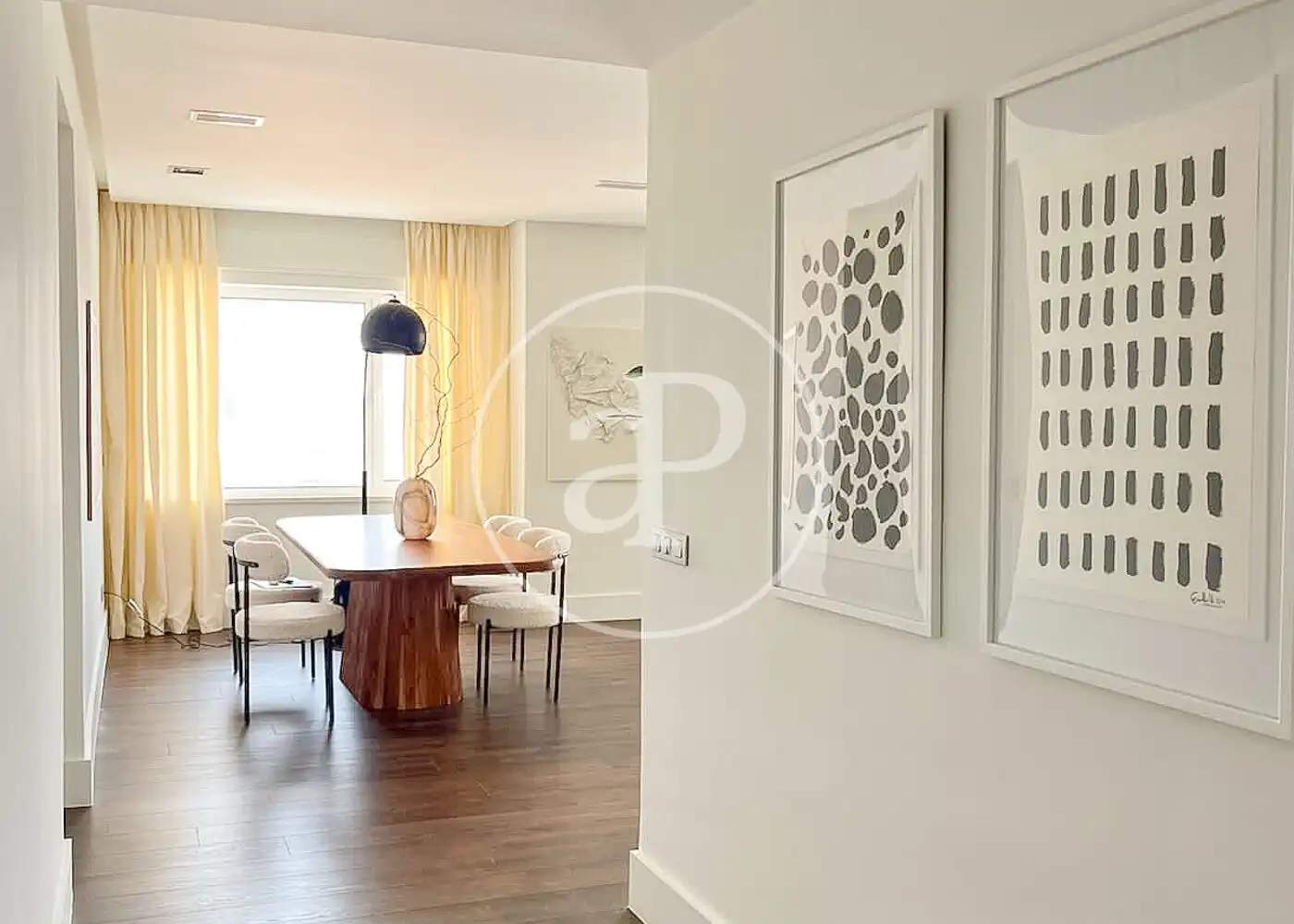 Dining room of Flat for rent in Madrid  with Air Conditioner, Heating and Terrace