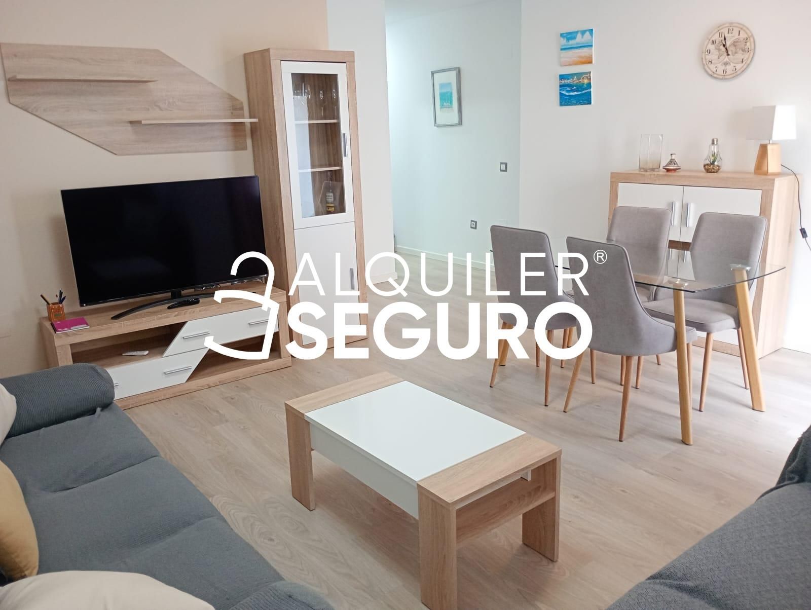Living room of Flat to rent in Málaga Capital  with Air Conditioner, Terrace and Furnished