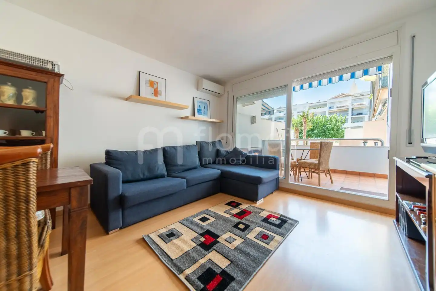 Living room of Ground floor for sale in Roses  with Air Conditioner and Terrace