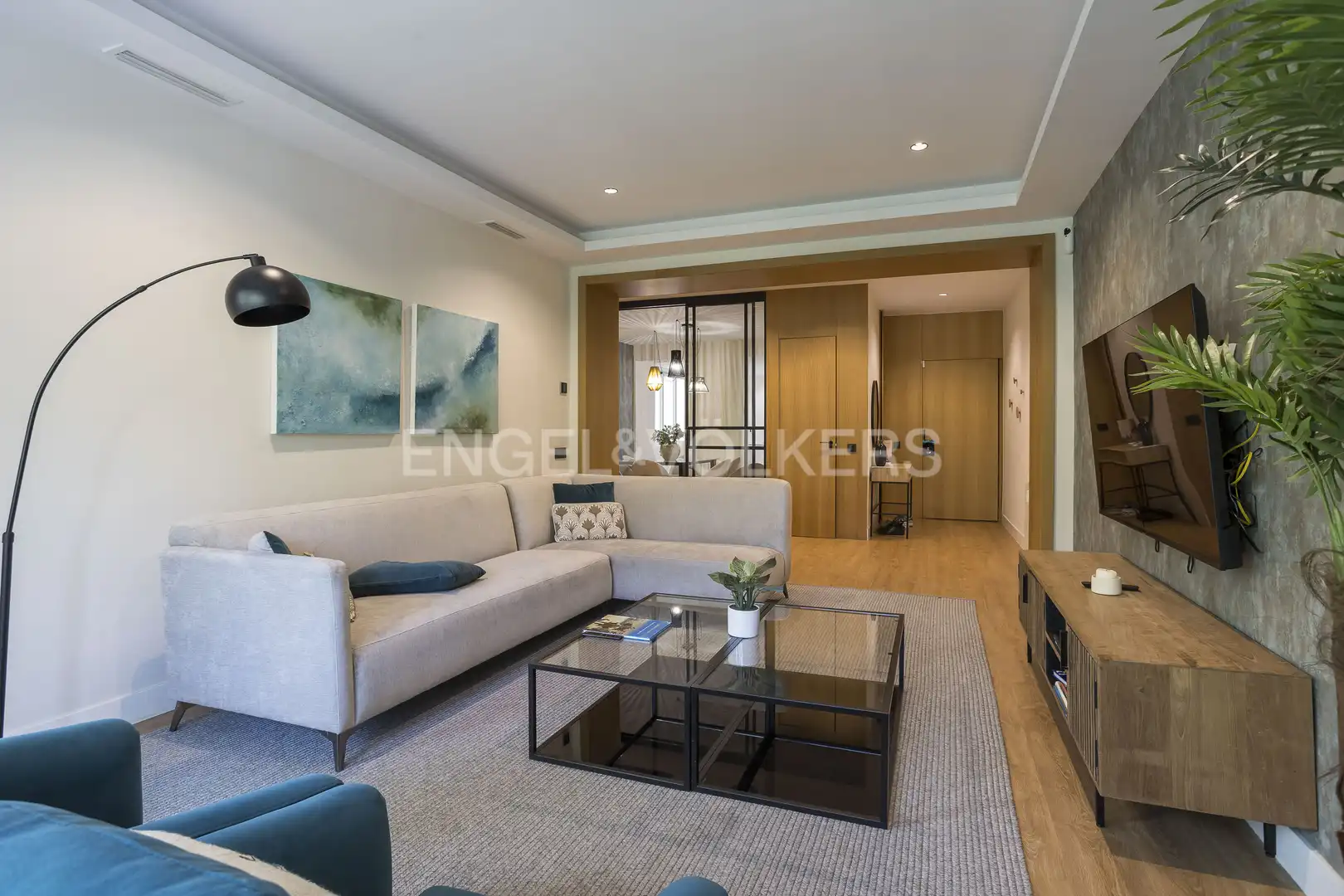 Sala de estar de Piso en venta en Madrid con Aire acondicionado, Calefacción y Parquet