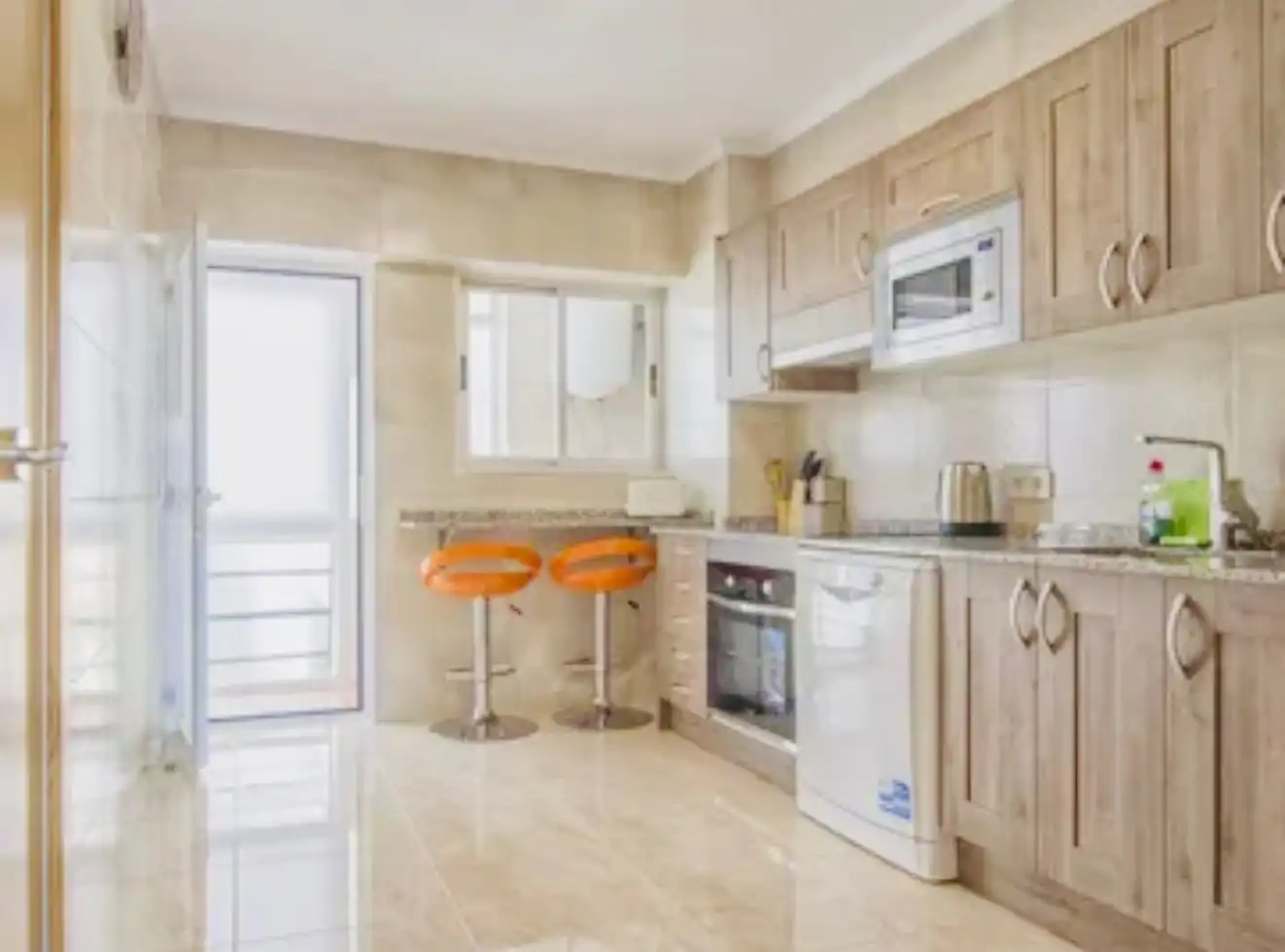 Kitchen of Flat for sale in Calpe / Calp  with Air Conditioner, Heating and Terrace