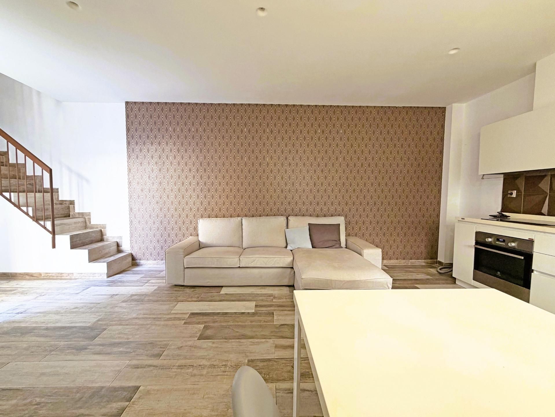 Living room of Single-family semi-detached for sale in Terrassa  with Heating, Terrace and Storage room