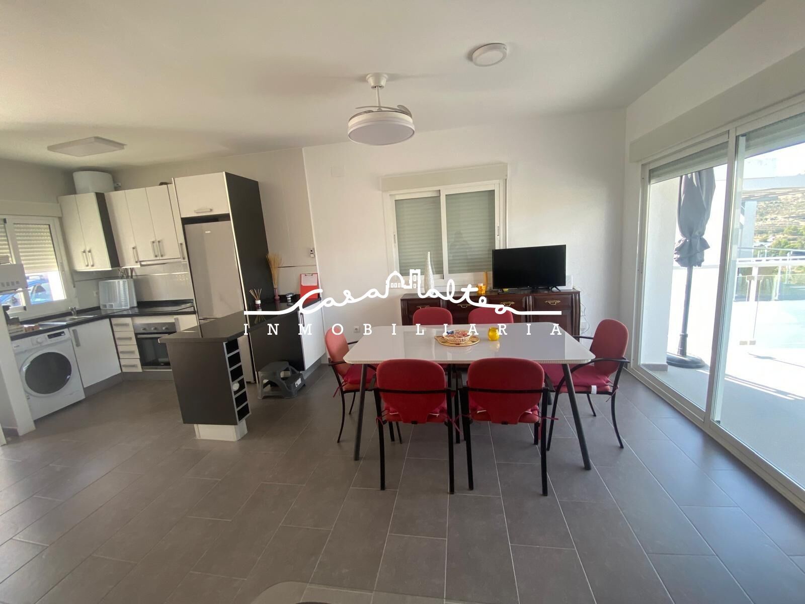 Dining room of Single-family semi-detached for sale in Calpe / Calp  with Private garden, Terrace and Balcony