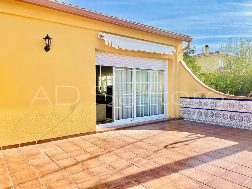Exterior view of Houses for sale in Sant Pere de Ribes  with Private garden, Terrace and Swimming Pool