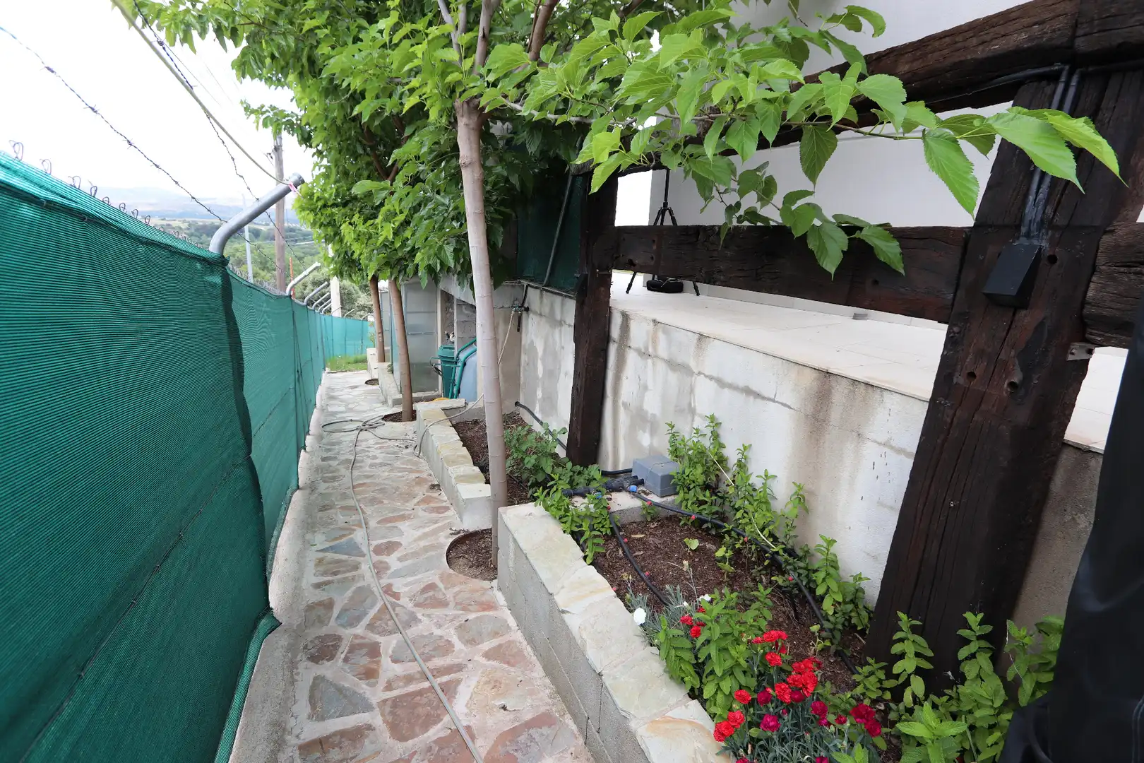 Terrasse von Haus oder Chalet zum Verkauf in Santa Cruz del Retamar mit Klimaanlage, Heizung und Privatgarten