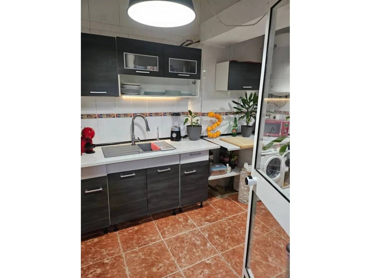 Kitchen of Flat for sale in  Valencia Capital  with Air Conditioner, Heating and Terrace