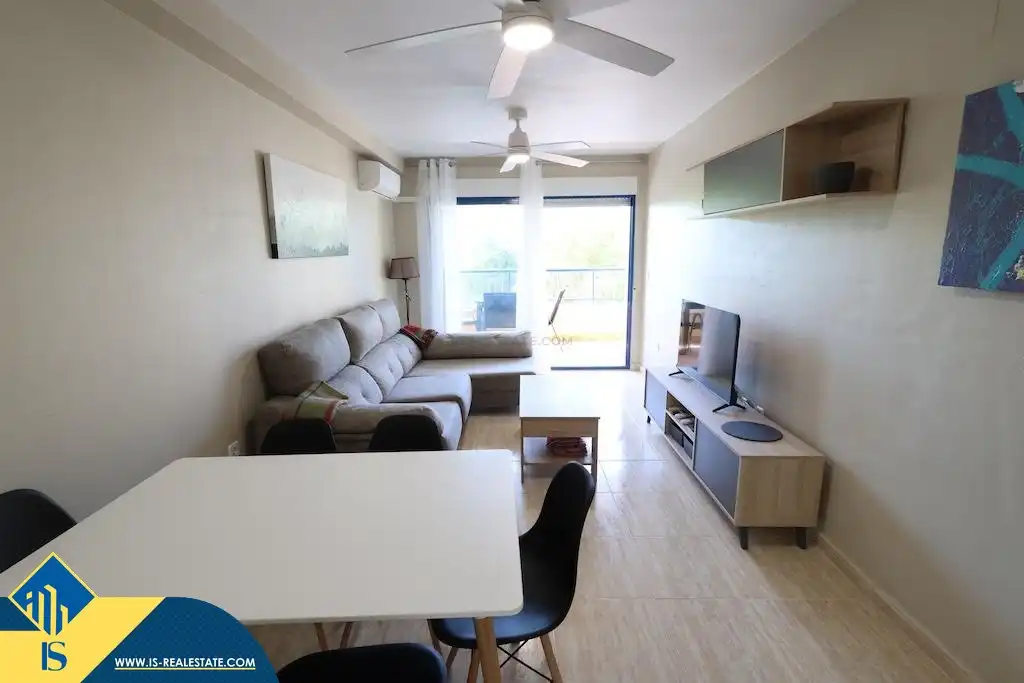 Living room of Flat for rent in Orihuela  with Air Conditioner, Terrace and Furnished