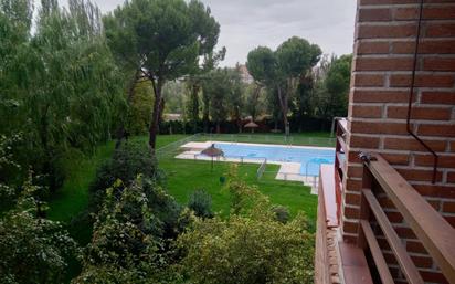 Swimming pool of Flat for sale in  Madrid Capital  with Air Conditioner, Heating and Parquet flooring