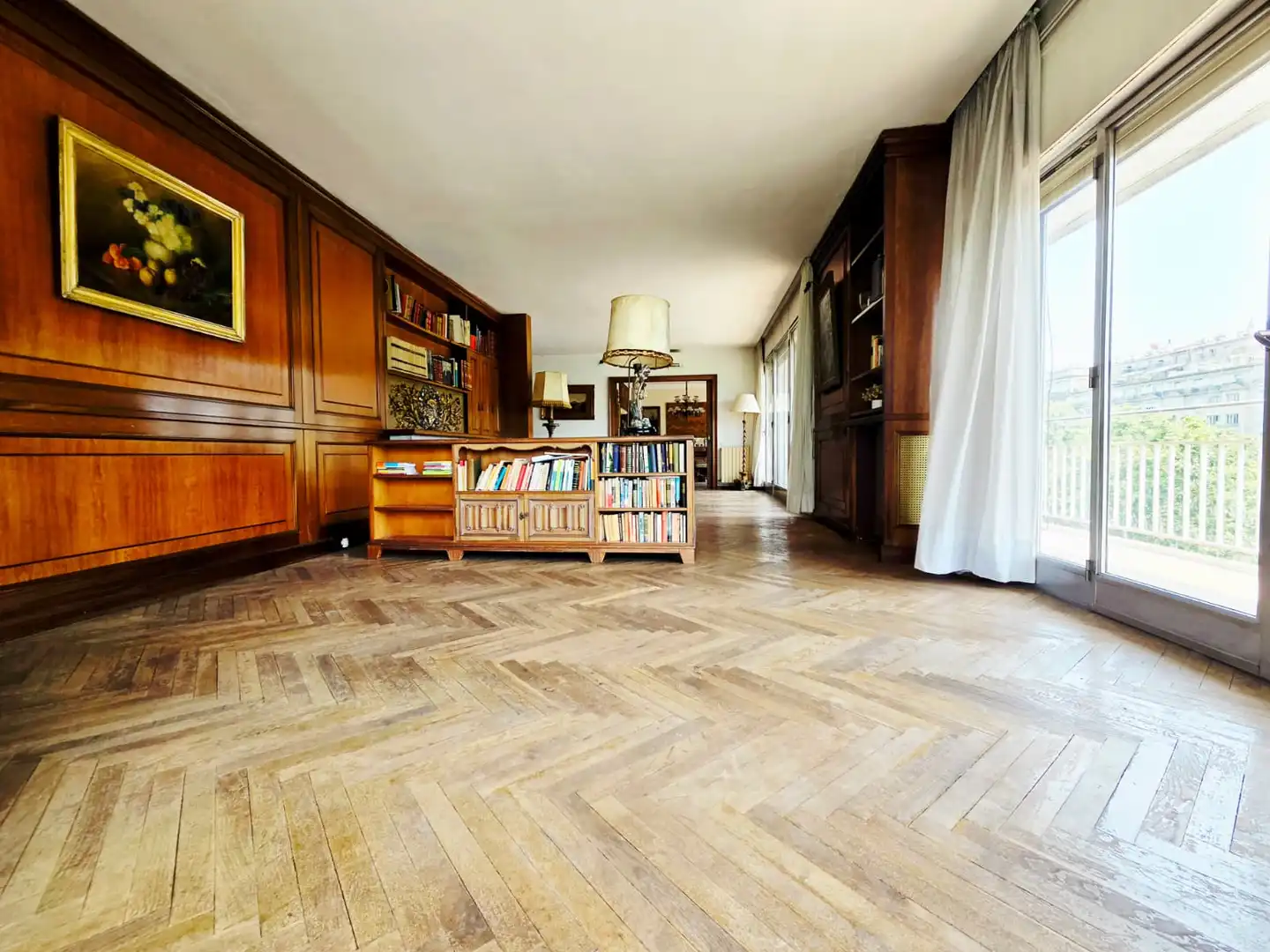Living room of Flat for sale in Barcelona  with Air Conditioner, Heating and Parquet flooring