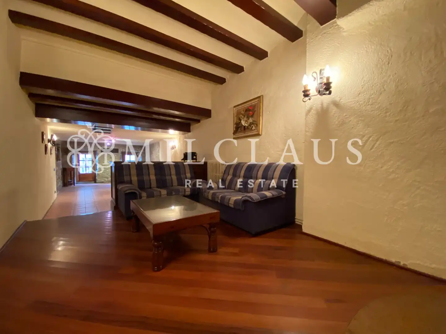 Sala d'estar de Casa o xalet de lloguer en Talamanca amb Calefacció, Parquet i Forn