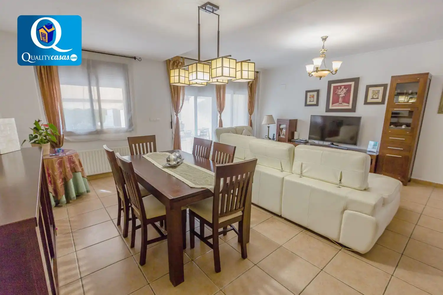 Sala d'estar de Casa o xalet en venda en Mutxamel amb Aire condicionat, Calefacció i Terrassa