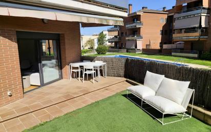 Terrace of Flat for sale in La Roca del Vallès  with Air Conditioner, Heating and Private garden