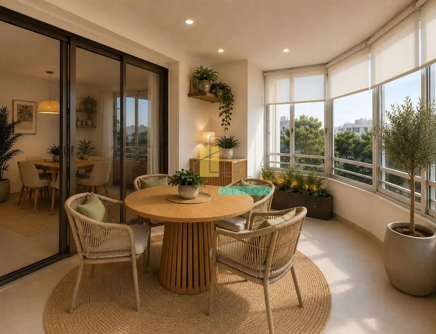 Terrassa de Apartament en venda en Roses amb Calefacció, Moblat i Forn