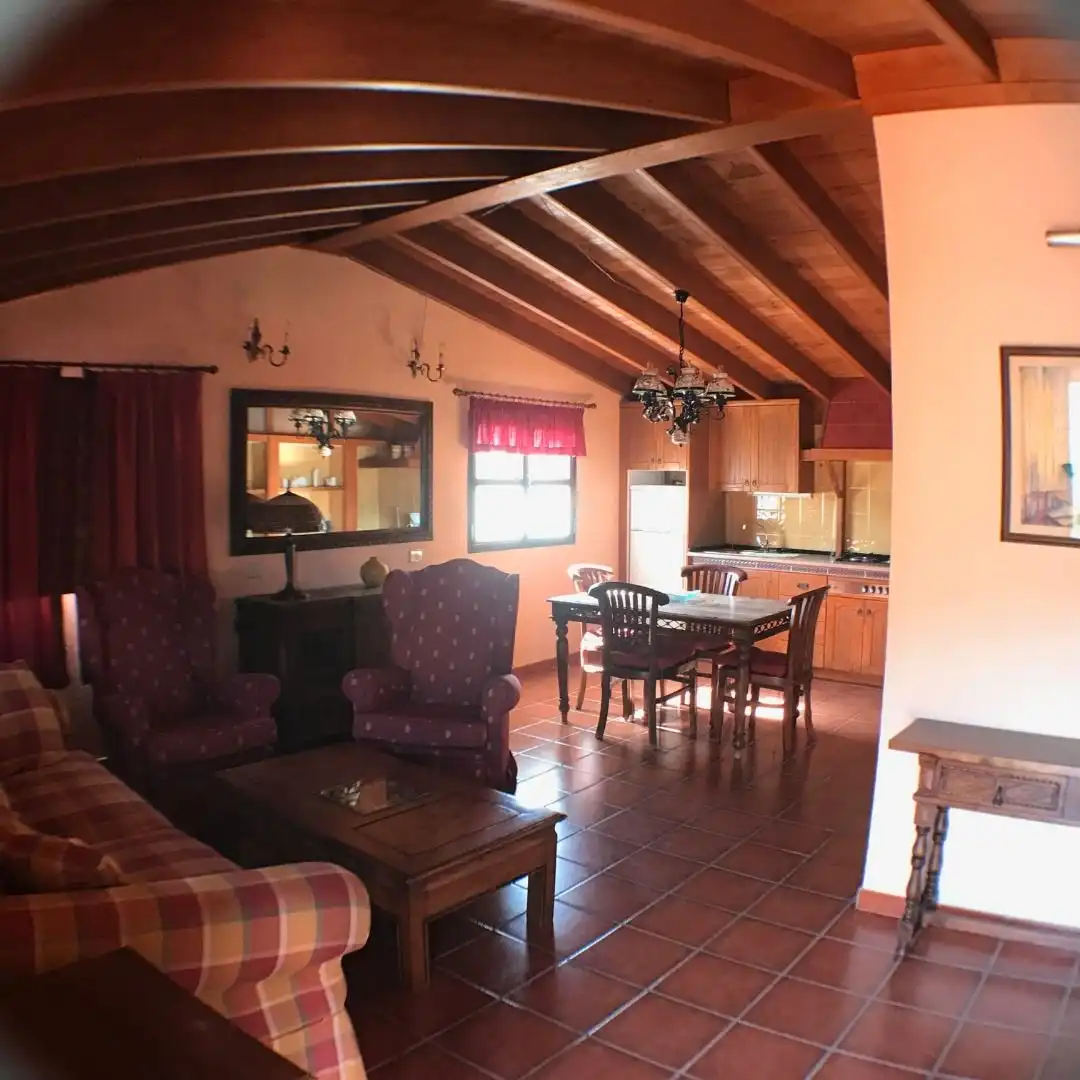 Comedor de Finca rústica en venta en Betancuria con Aire acondicionado, Jardín privado y Terraza