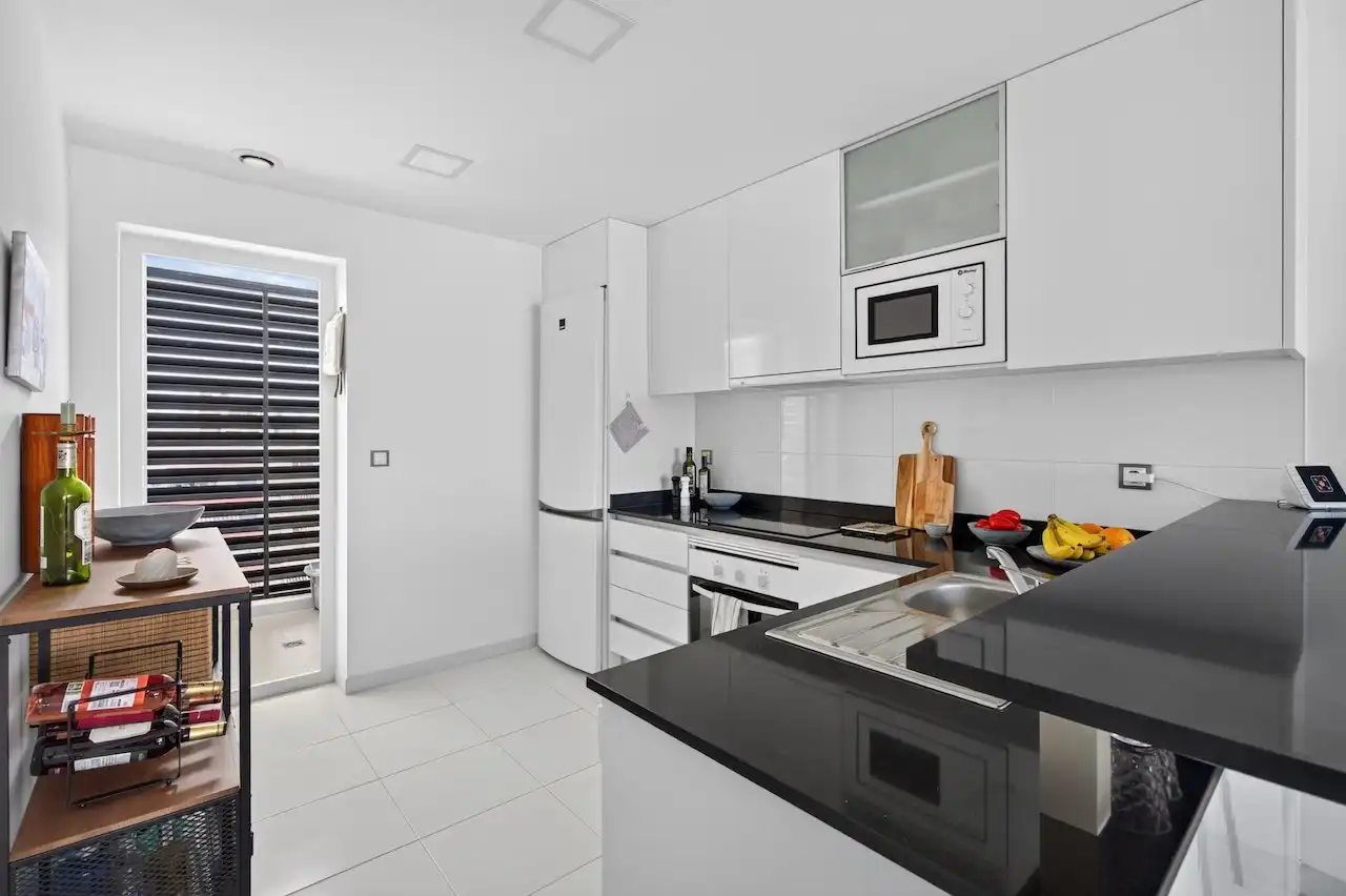 Cocina de Ático en venta en Elche / Elx con Aire acondicionado, Calefacción y Jardín privado