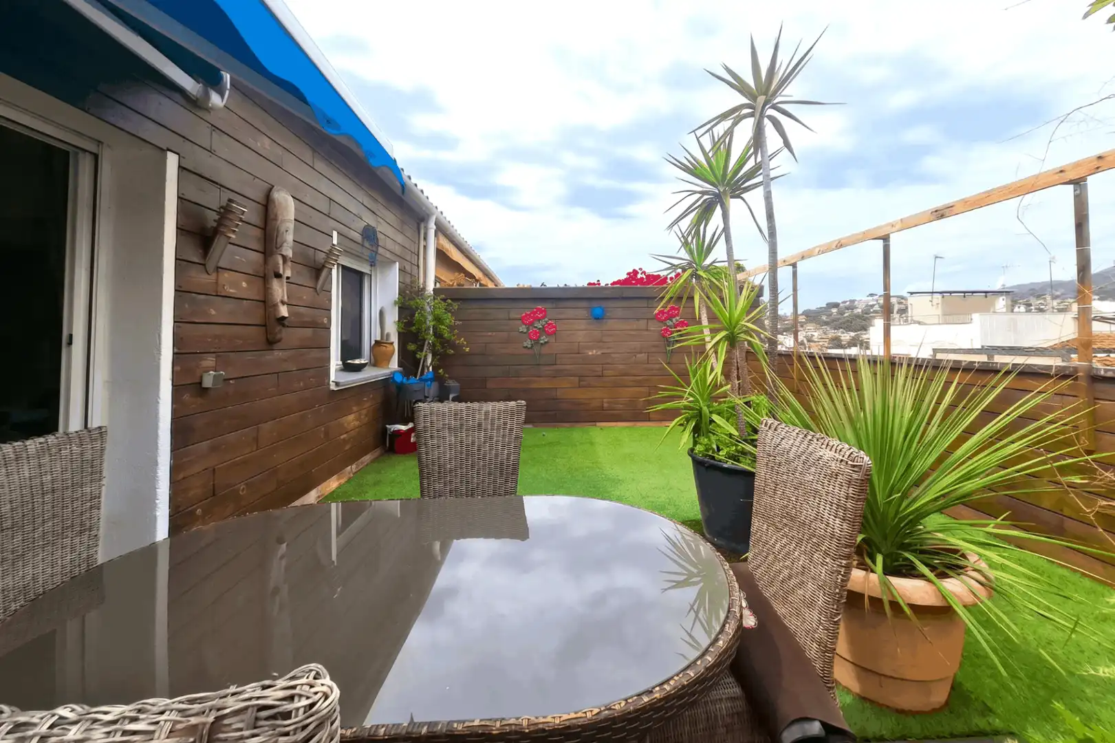 Terrace of Flat for sale in Castelldefels  with Air Conditioner, Heating and Parquet flooring