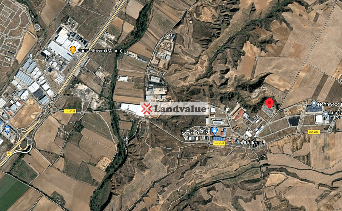 Terreno industrial en venta en Chiloeches