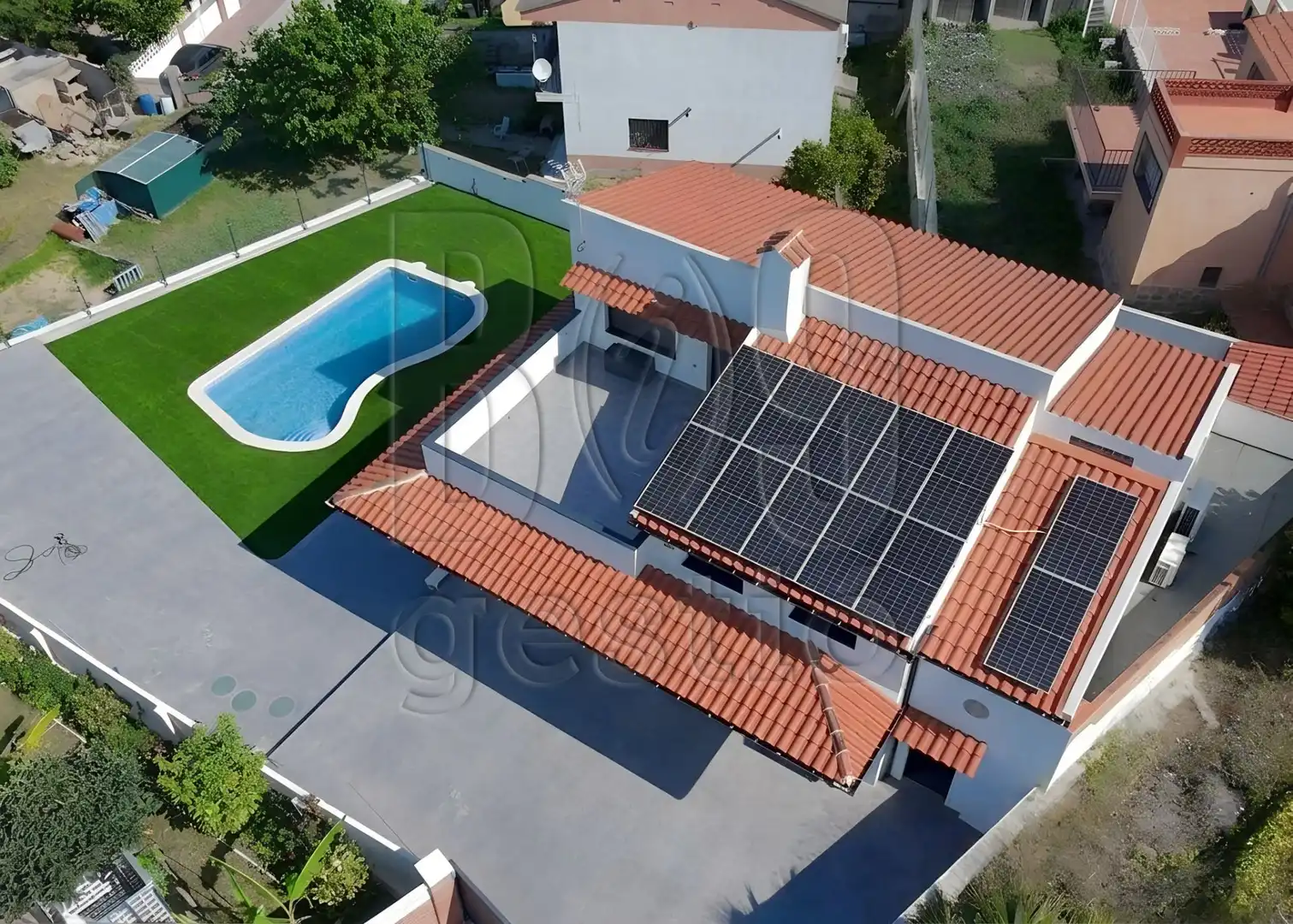 Piscina de Casa o xalet en venda en Els Pallaresos amb Aire condicionat, Calefacció i Jardí privat
