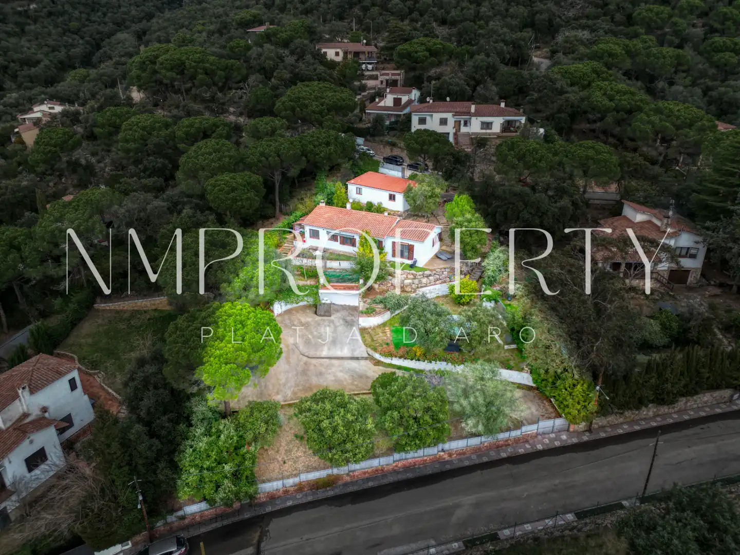 Vista exterior de Casa o xalet en venda en Santa Cristina d'Aro amb Aire condicionat, Calefacció i Jardí privat
