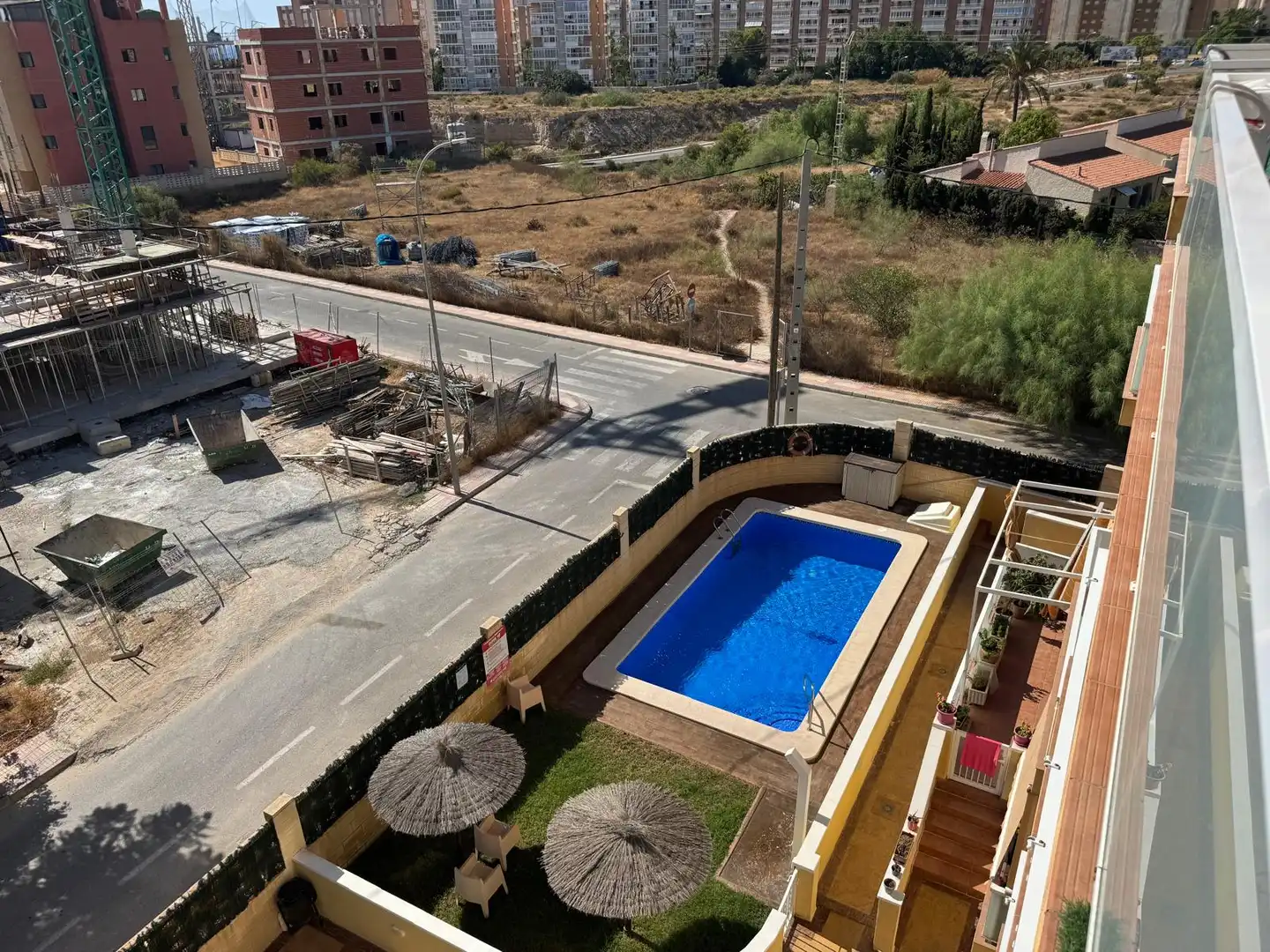 Swimming pool of Apartments for rent in El Campello  with Air Conditioner, Heating and Terrace