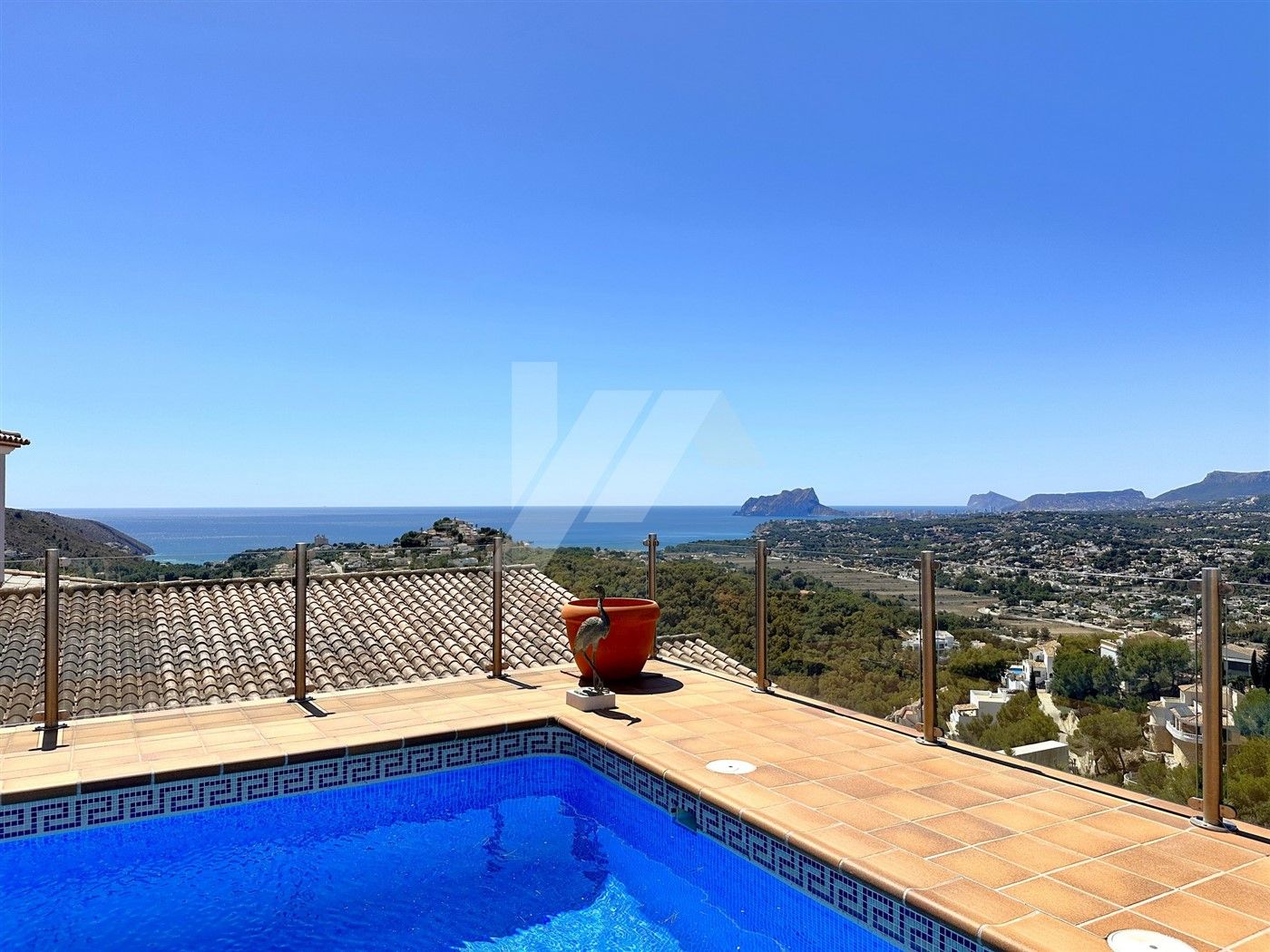 Piscina de Casa o xalet en venda en Moraira amb Aire condicionat, Calefacció i Jardí privat