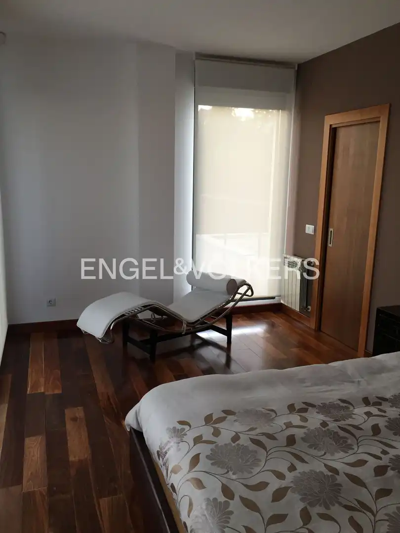 Sala de estar de Casa o chalet de alquiler en Torrelodones con Aire acondicionado, Calefacción y Jardín privado