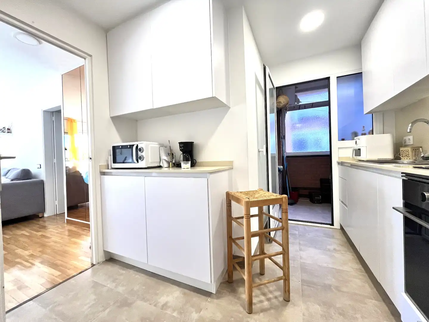 Cocina de Piso en venta en Santa Coloma de Cervelló con Calefacción, Parquet y Horno