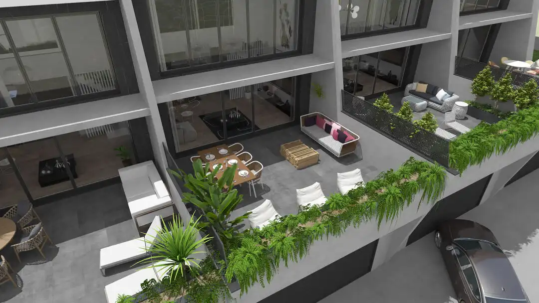 Terrasse von Wohnung zum Verkauf in Donostia - San Sebastián  mit Klimaanlage, Heizung und Privatgarten